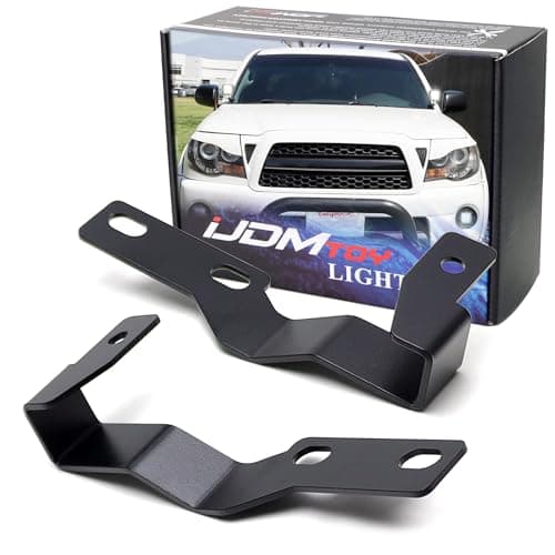 iJDMTOY Heavy Duty Steel Constructed A-Pillar Ditch Light Mounting Bracket Hardware Compatible with Toyota 2005-2015 Tacoma, 2003-2009 4Runner