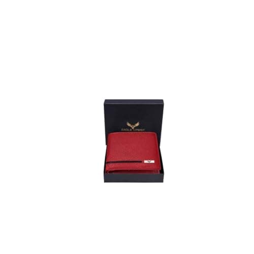 Eagle Crest Paul Red/Black Leather Wallet for Men