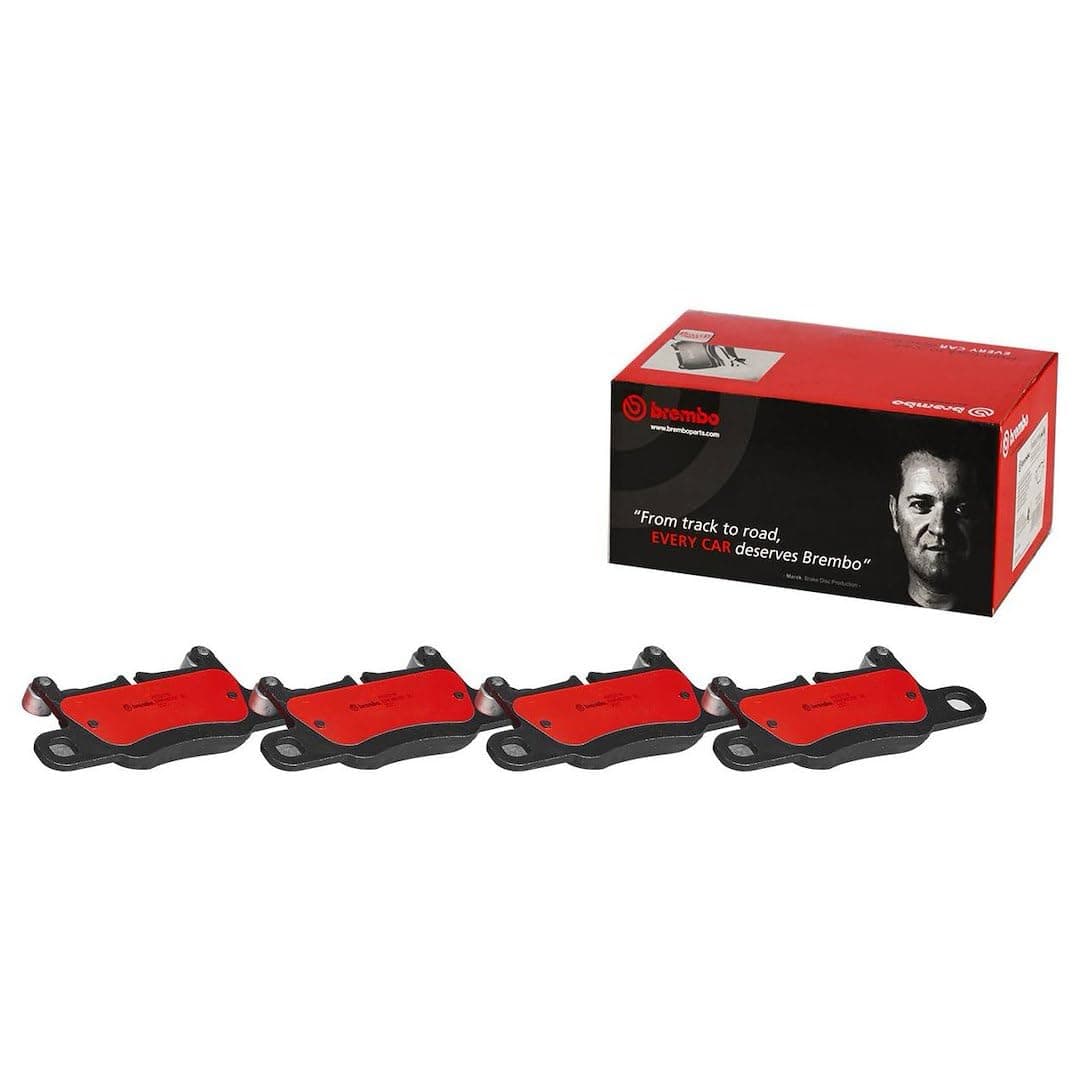 Brembo P65031N Premium Ceramic Rear Disc Brake Pad Set PORSCHE OE 99135294900