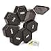 Zuiaso 7Day Weekly Pill Organizer and Daily Vitamin Case Pill Box for Medication Management 1Pack Black