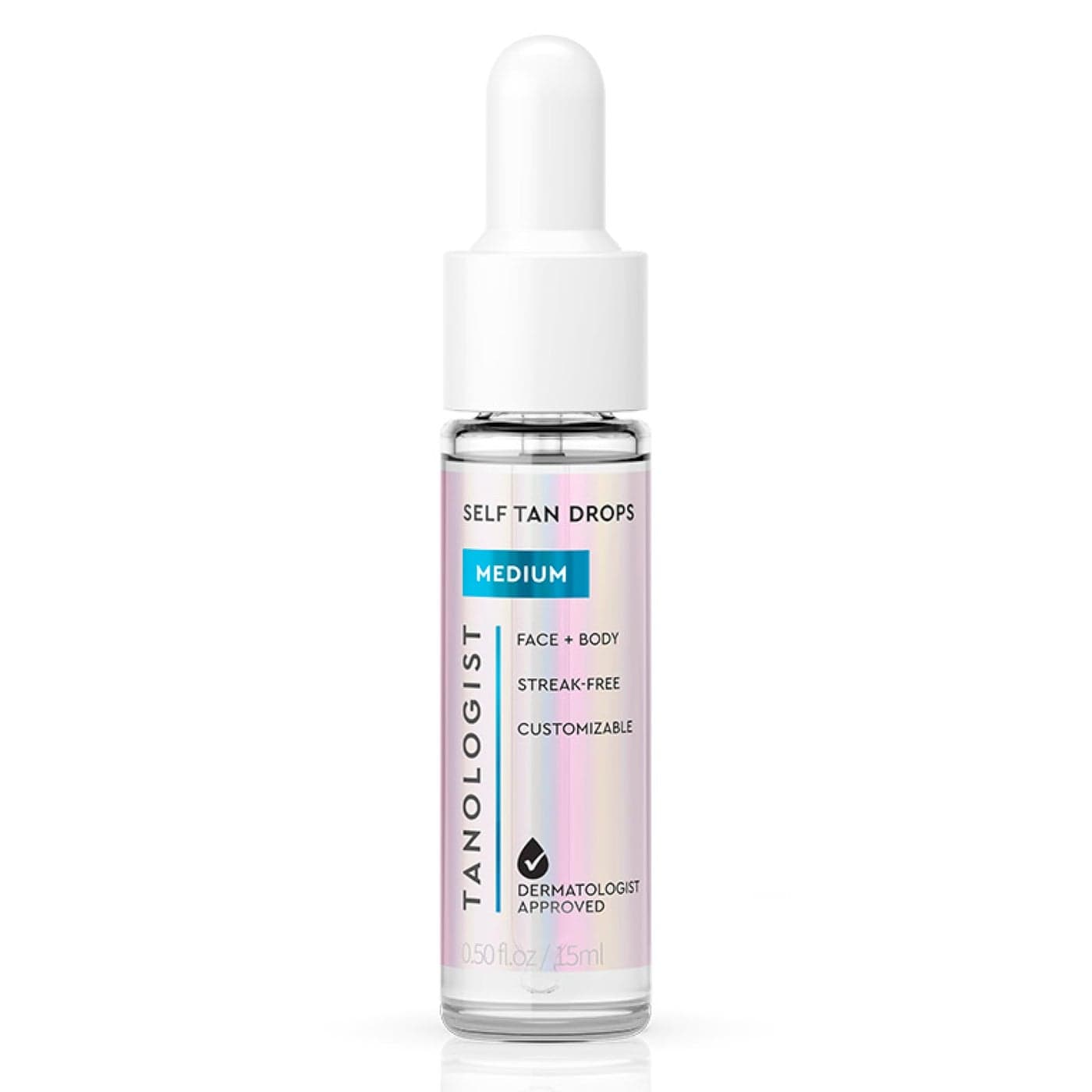 Tanologist Medium Self Tan Drops StreakFree Body Face Tanning Drops For Moisturizer Lotion Natural Bronzing Face Tanner Skincare Ingredients 050 fl oz15ml Bottle