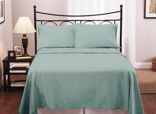 Roxbury Park Solid Cotton King Sheet Set, Teal