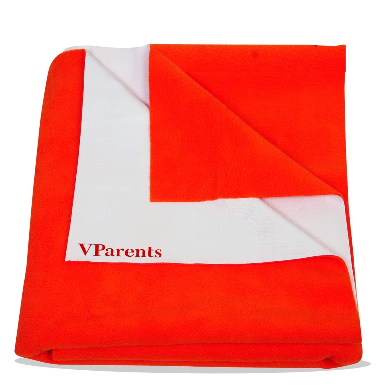 VParents Chubby Cheeks Water Proof Baby Bed Protector Reusable Dry Sheet Toffee Small