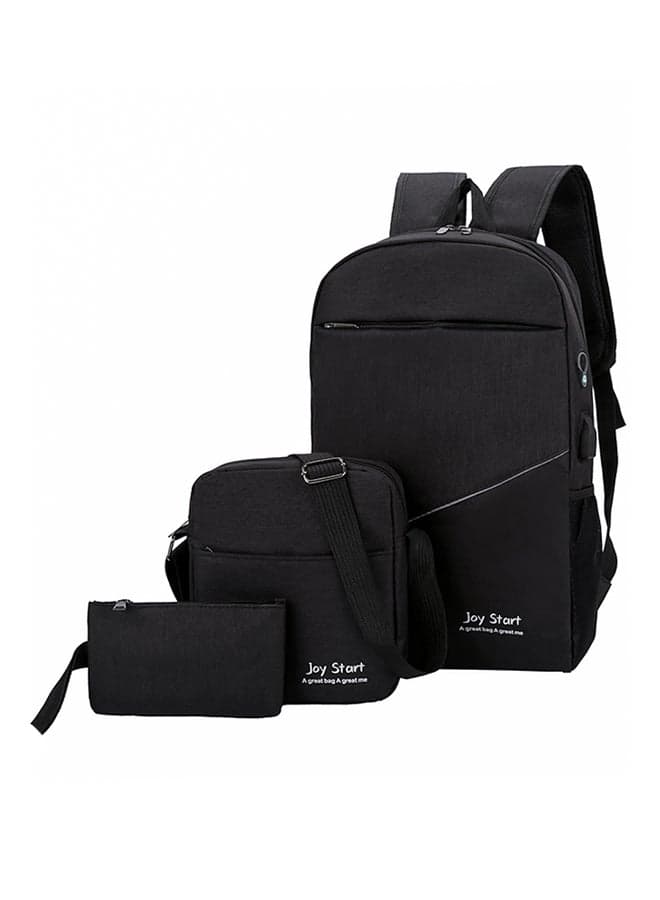 3-Piece Composite Bag Set Black