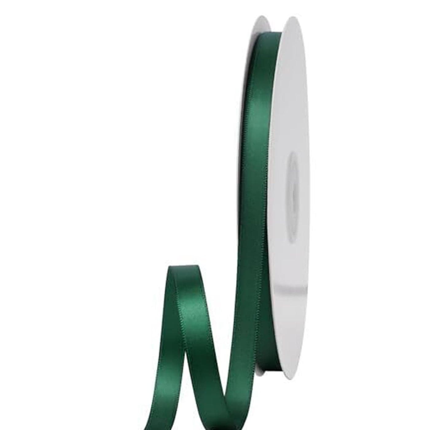 Hippity Hop 12 inch Satin Ribbon Rolls 10 Mt Each Roll for Balloons Decoration Gift Wrapping School Craft Pack of 1 Dark Green