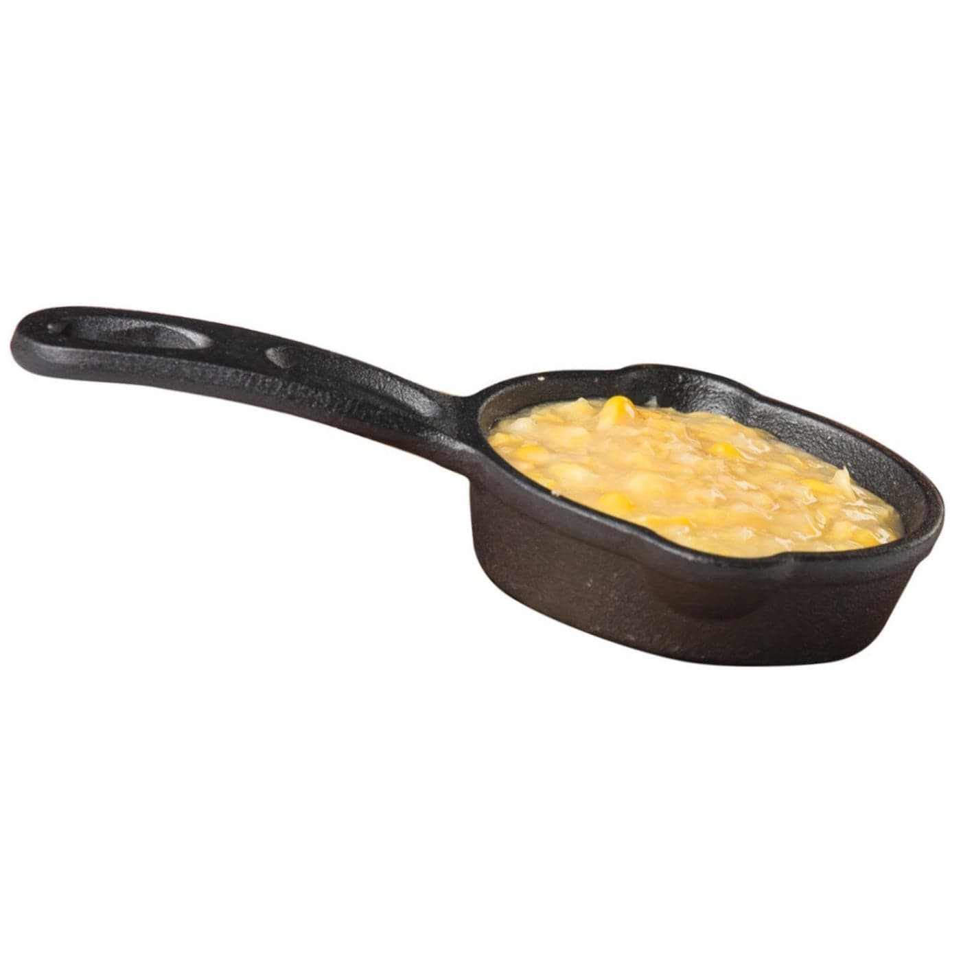 TableCraft CW30124 Cast Iron Mini Round Skillet 5 Diameter PreSeasoned Naturally NonStick Oven to Table Use Elegant Design Ideal for Cooking and Serving Holds Up to 500F