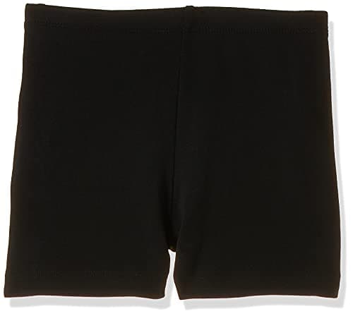 The Children's Place Girls' Basic Cartwheel Short, Black, Medium