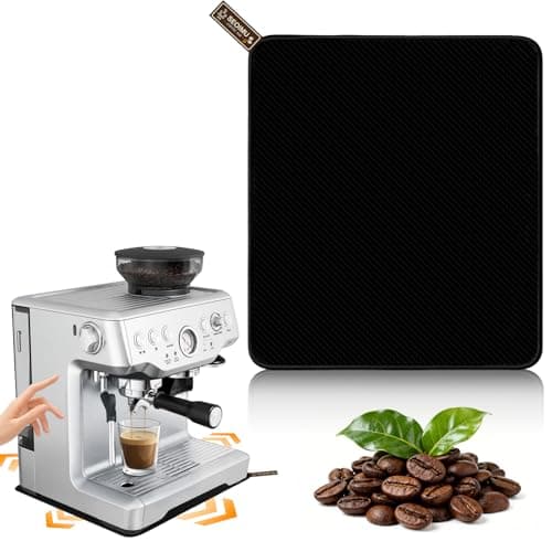 Sliding Mat for Breville 870XL Espresso Machine, Smooth Glide with Anti-Slip Base, with Hanging Strap, Clean Easily, Protects Kitchen Countertop, Sturdy Mat for Breville Espresso Machine Accessories