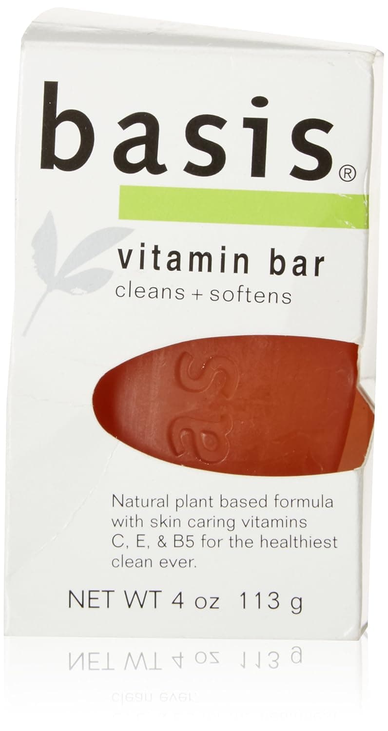 Basis Vitamin Soap Bar Cleans and Softens 4 oz