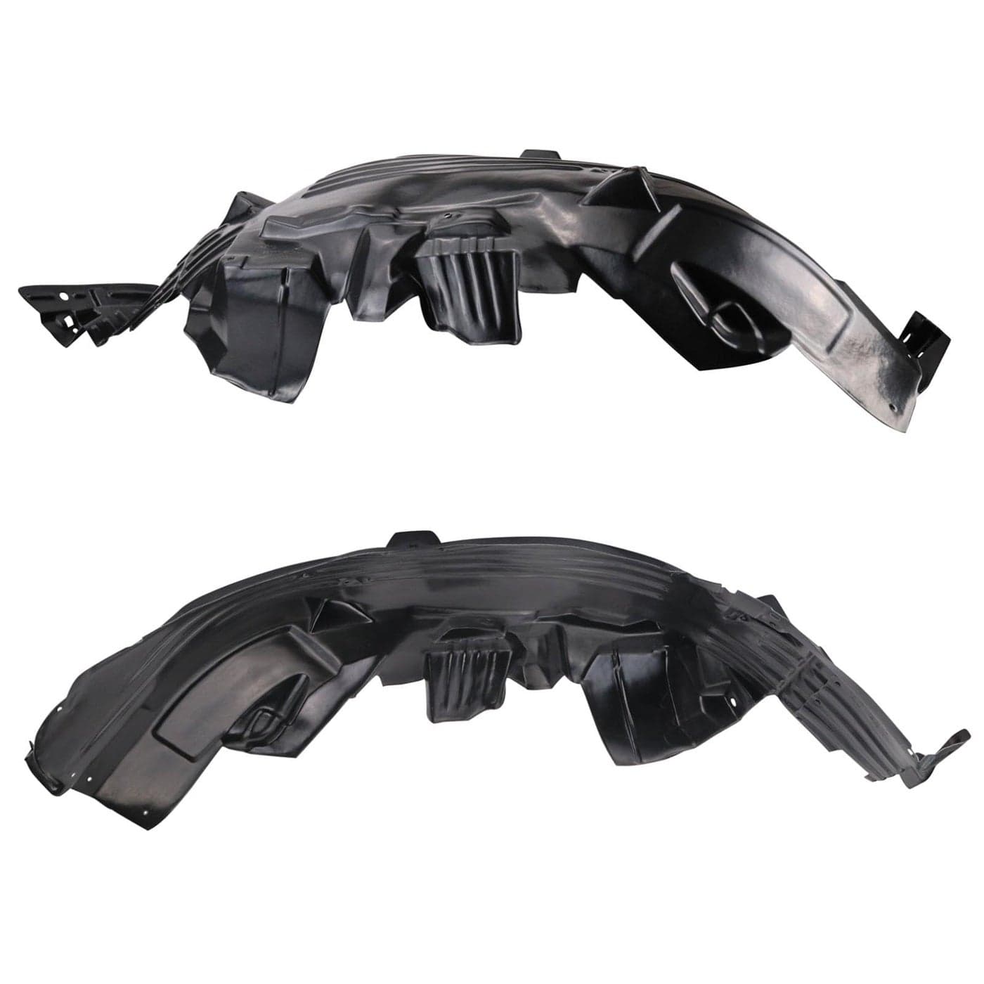 TRQ Inner Fender Liner Set Compatible with 20082015 Nissan Armada IN1250113 IN1251113 NI1248136 NI1249136
