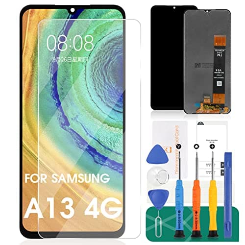 For Samsung Galaxy A13 4G LCD Screen For Samsung A13 4G Screen Replacement A13 4G LCD Display A135 Touch Digitizer Assembly Compatible With SM-A135F,SM-A135M,SM-A135U Repair Parts Kits(Not Fit A13 5G)