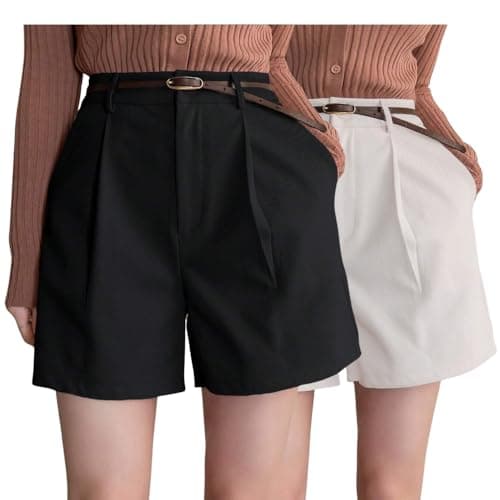 GRECIILOOKS Women’s Western Shorts – Trendy Knee Length Casual Bottoms | Relaxed Fit Summer Shorts for Girls & Women (Available in Plus Size and Combo Pack of 2)