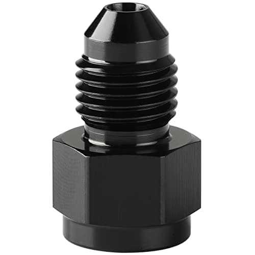 Podavelle 18 NPT Female to 4AN Male Flare Expander Fitting Adapter Aluminum Black