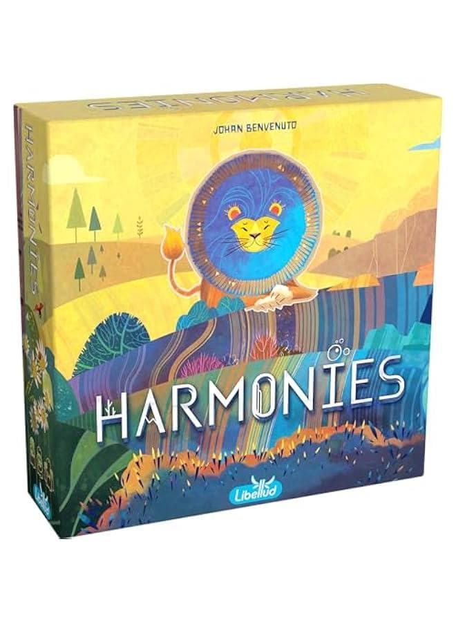 Harmonies Board Game - Create Oneiric Landscapes, Strategic Poetic Gameplay, Fun Family Game for Kids Adults, Ages 10+, 1-4 Players, 30 Min Playtime, (Multilingual Edition)