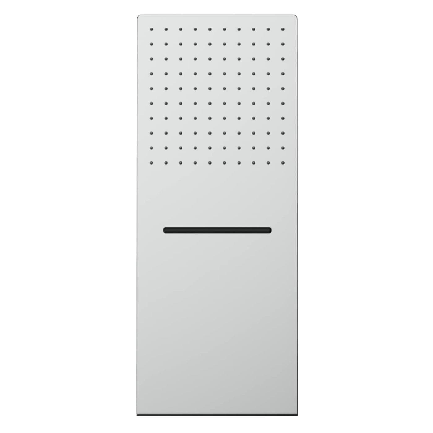 Zap Rainfall Series Overhead Shower Without Shower Arm(Silver, Silicon Nozzle, Brass Material, Wall Mounted)