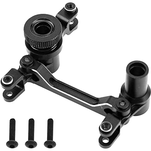 ShareGoo Metal Servo Steering Assembly Set Steering Bellcrank 8543 Compatible with Traxxas UDR 17 RC Unlimited Desert Racer Black