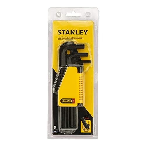 STANLEY 69-256 Metric Hex Key Set L/ARM BALL (9pc)