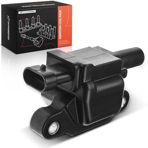 A-Premium Ignition Coil Pack (Square Coil) Compatible with Chevrolet Silverado 1500 GMC Sierra 1500 2014-2019 Yukon 2015-2018
