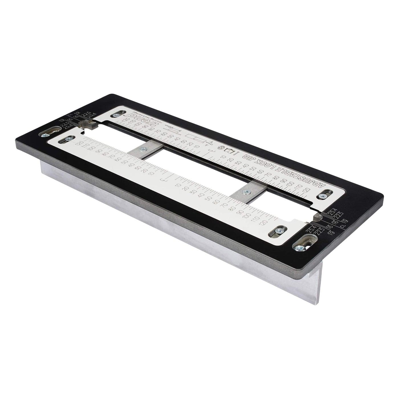 Trend Adjustable Trade Lock Jig for Mortice Lock and Latch Faceplates LOCKJIGBBlack