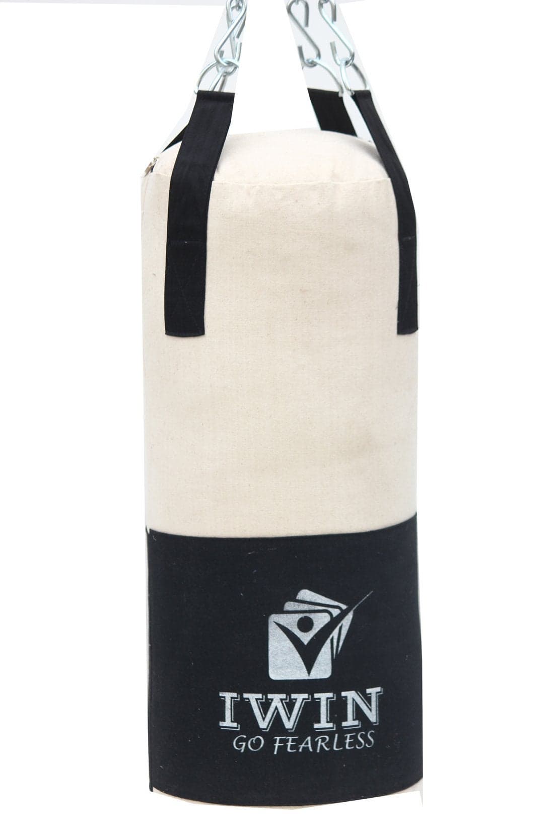 IWIN Unfilled Canvas Punching Bag with Chain(30" (2.5 Feet))