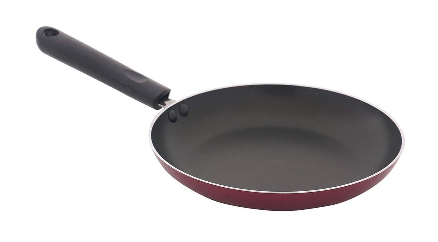 Cheftain Deluxe NonStick Aluminium Fry Pan Without Lid 210 mm Red