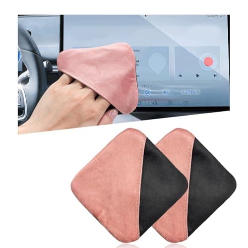 Ohleats Car Screen Cleaner Microfiber Auto Screen Cleaning Pad Foldable Touch Screen Cleaner Cloth for Vehicle Dashboard LCD Display Car Cleaning Kits