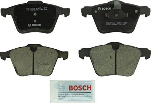 BOSCH BC1305 QuietCast Premium Ceramic Disc Brake Pad Set Compatible with Select Volvo S60 S60 Cross Country S80 V60 V60 Cross Country V70 XC70 FRONT