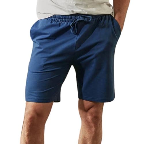 Nobero Zip Pocket Regular Fit Shorts for Men(1M-BWSH-R0036-NB4_Navy Blue_L)
