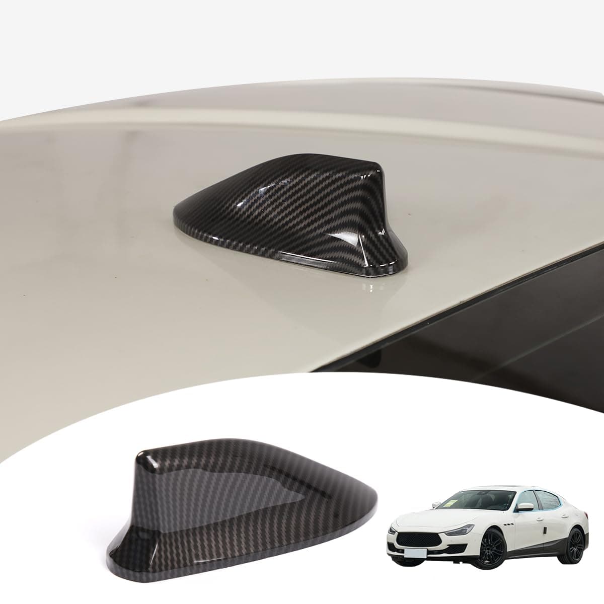 Carbon Fiber ABS Car Shark Fin Antenna Cover Roof Aerial for Subaru BRZ Toyota 86 20132021 Auto Cars Antenna Accessories