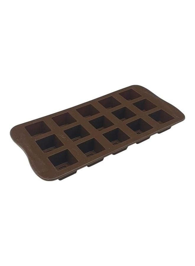 15-Cavity Silicone Mould Brown