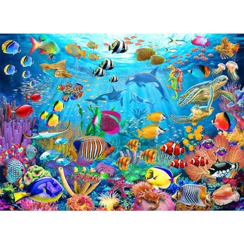 Puzzles for Kids Ages 68 810 Year Old Ocean Underwater World 200 Pieces Jigsaw Puzzles for Kids Learning Educational Toys for Boys and Girls