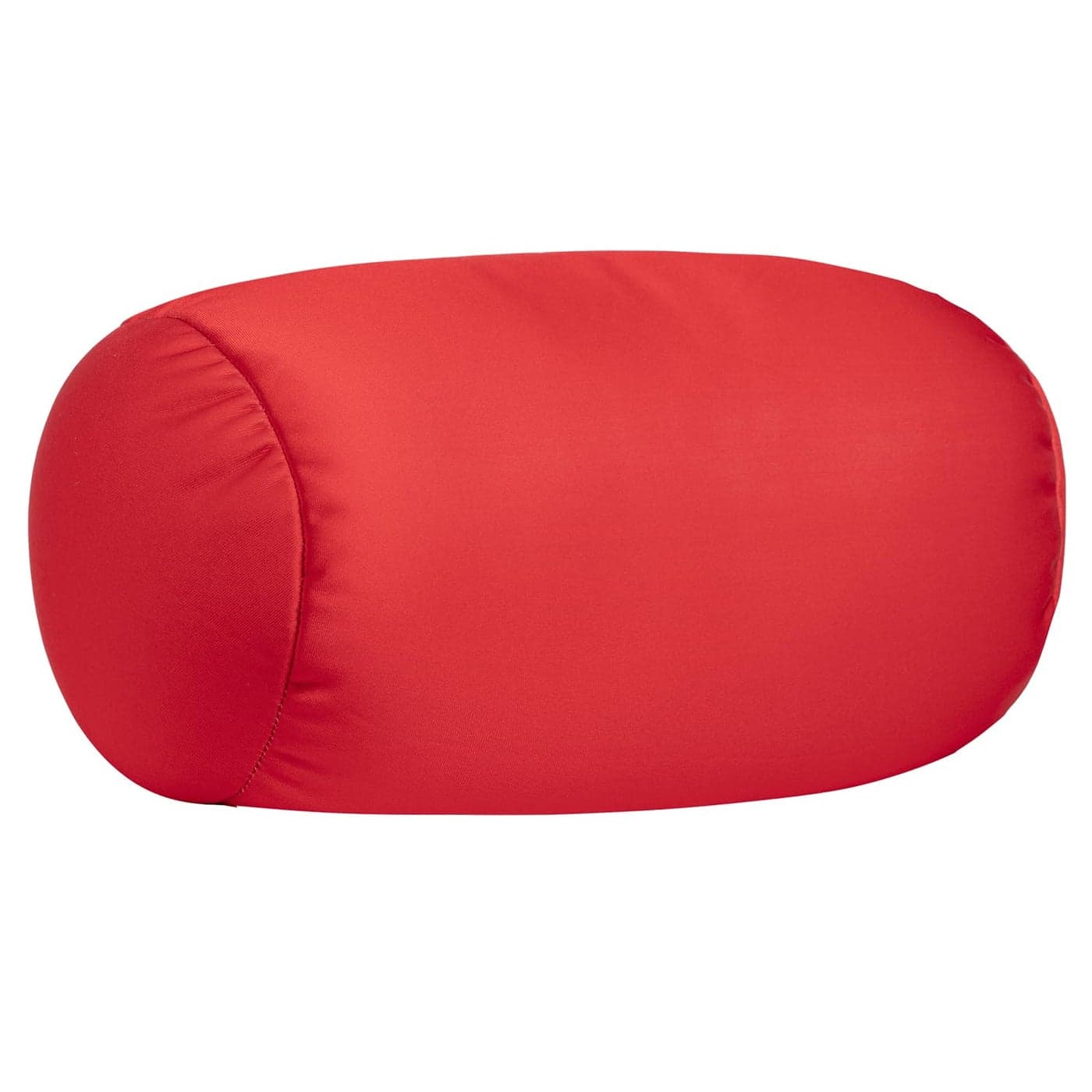 Focustree Microbead Neck Body Pillow Tube Microbead Bolster Bean Smooth Cool Pillow Neck Cervical Roll Pillow for Sleeping 7 x 12Inch Throw Travel Pillow Venetian Red