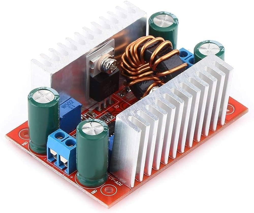 DHRUVPRO DCDC 400W 15A Boost Converter Stepup Module Constant Current Power Supply Module Voltage Charger Step Up VoltAmp Boost