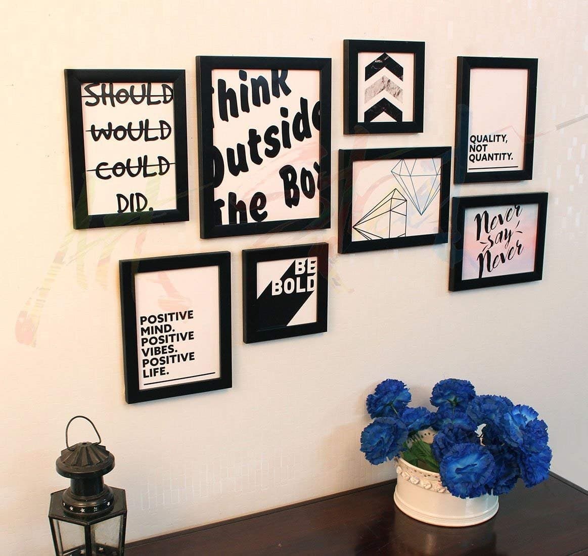 Painting Mantra Motivational Quote 8 poster set #wallessential