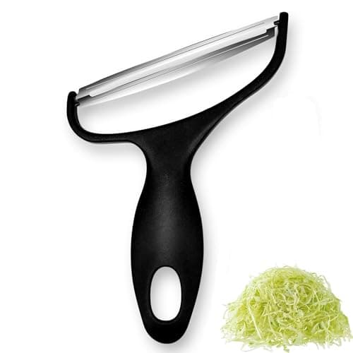 M Jingmei Vegetable Peeler Large Peelers for Kitchen, Y Wide Veggie Shredder for Cabbage Lettuce Julienne, Swivel Stainless Steel Blades Big Size