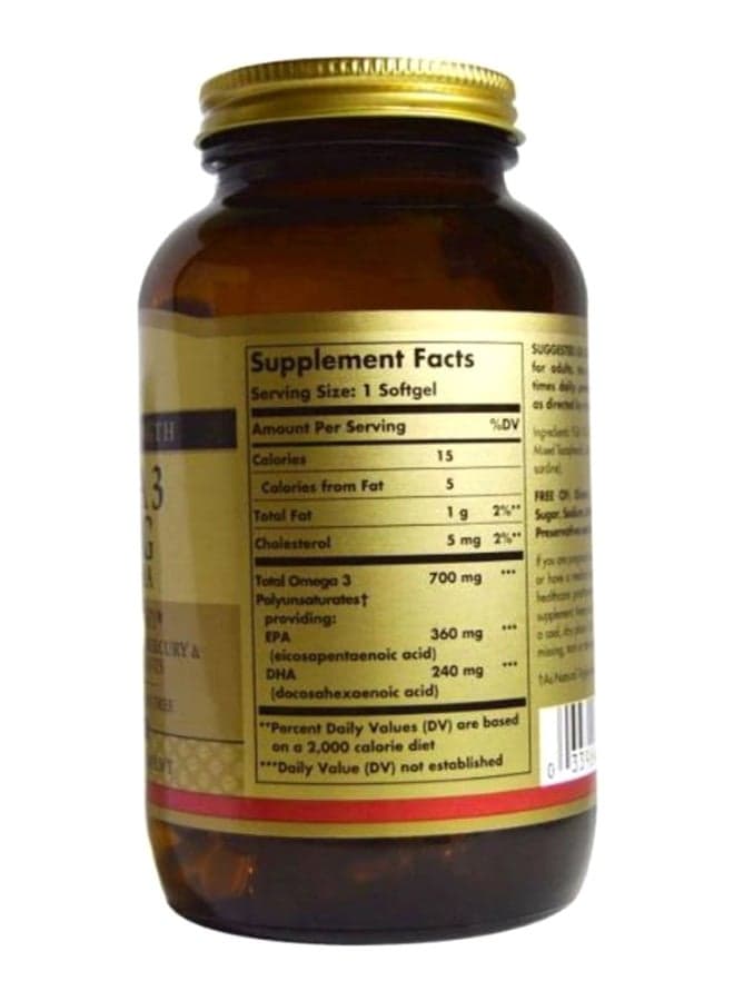 Omega 3 Supplement - 120 Softgels