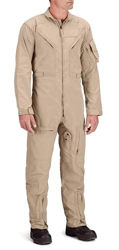 Propper Men's CWU 27/P Nomex Flight Suit, AF Tan, 44 Regular