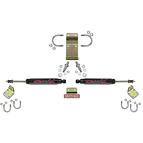 SKYJACKER Black Steering Stabilizer Dual Kit