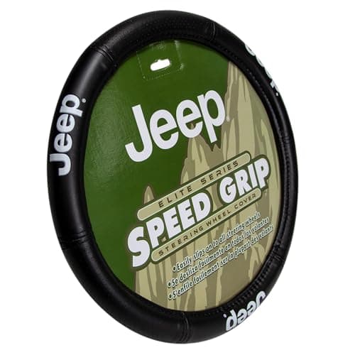 Plasticolor 006729R01 Elite Series Steering Wheel Cover compatable with Jeep