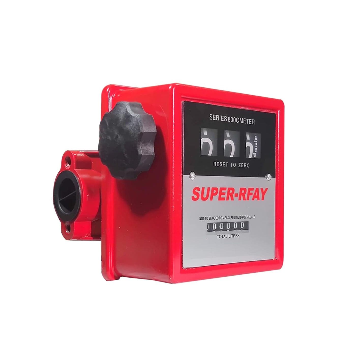 YFIXTOOL 1" Mechanical Fuel Meter 19-75 (5-20 GPM) Aluminum Diesel Gasoline Flow Meter