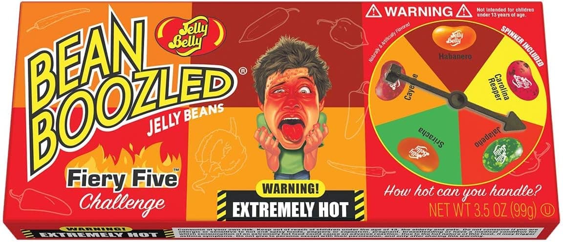 Jelly Belly Bean Boozled Fiery Five Challenge Jelly Beans - 3.5 oz