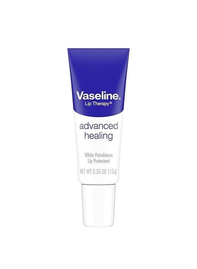 Lip Therapy Advanced Petroleum Jelly, Skin Protectant, Travel Size .35 Oz, Pack of 12