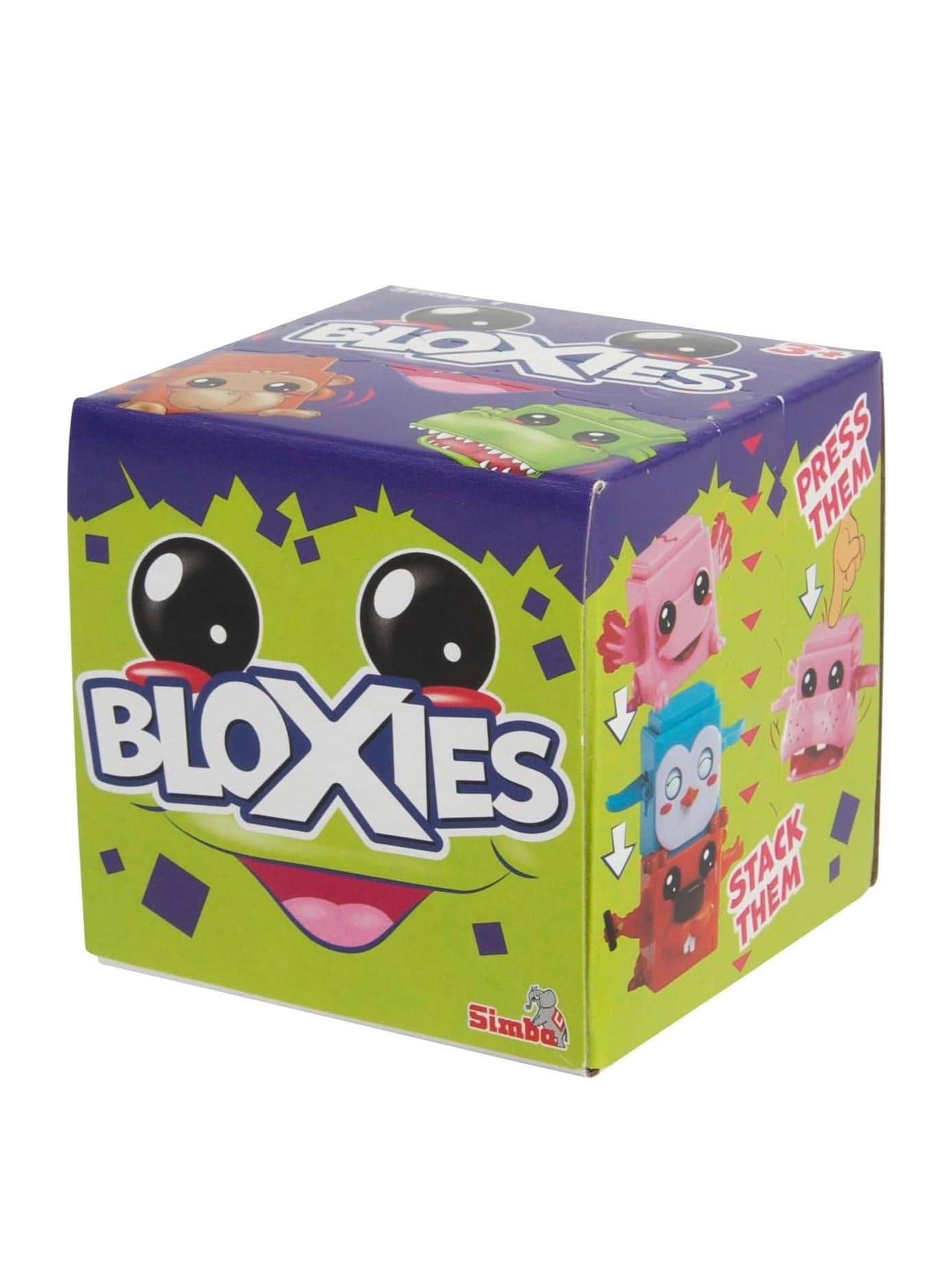 Bloxies - Square Blocks - 1 Piece Only - Assorted (Style Character May Vary)