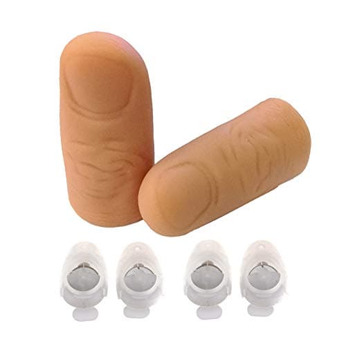 VANTIYAUS Finger Lamps3Packs 6PCS ThumbsMagic Prop Party Bar Show Perform Lamp Magic Trick Fake Finger Prank Tool for Halloween