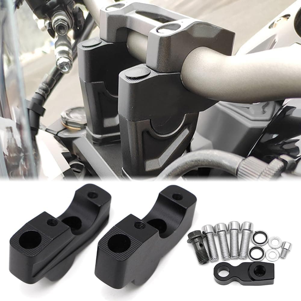 Dreamseek 2Pcs Handlebar Risers Backward Clamp for Honda CB650R CB1000R 2018-2023