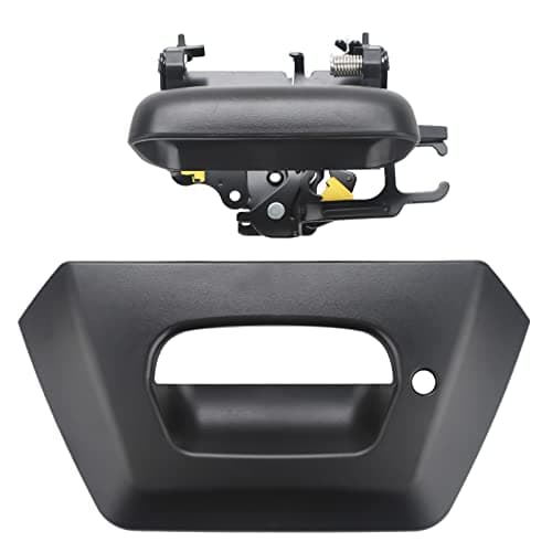 ZONFANT Black Tailgate Door Handle and Bezel Compatible with 2002-2006 Chevy Vehicle Avalanche 1500 2500 Pickup Trunk, Replace#15086873 19209650 335-50040-367