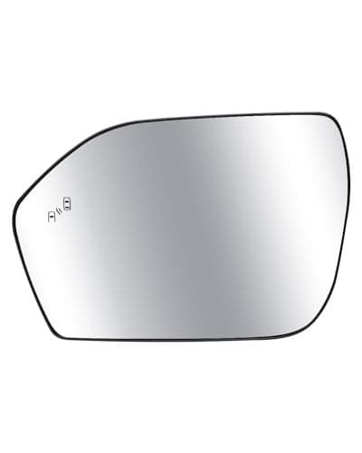 Rearview Mirror Glass Fit for Ford Explorer 2020 2021 2022 2023 2024, Left Side Heated Blind Spot Detect Glass Replace LB5Z17K707N LB5Z17K707Q, Driver Side