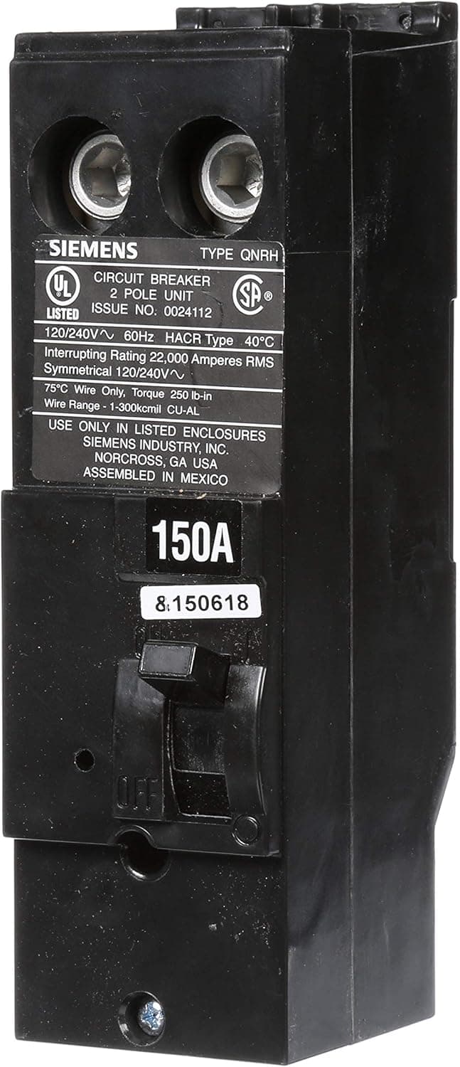 Siemens QN2150RH 150A Double Pole 120240Volt 22K type QNRH Circuit Breaker