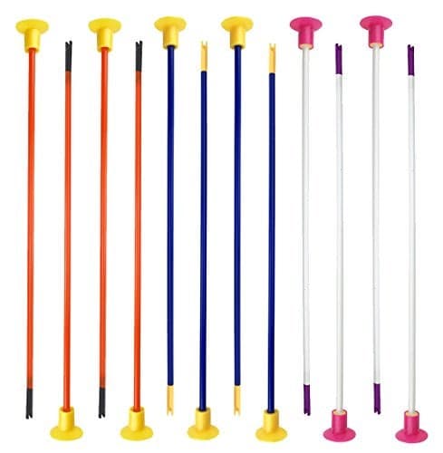 Liberty Imports 12 Pack Replacement Arrows for Kids Archery Set 16 Long Extra Arrows Compatible with Most Brand Archery Sets