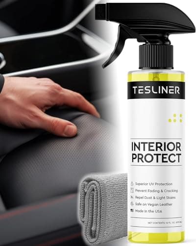Interior Protect Conditioner for Tesla Vegan Leather Seats Biodegradable Superior UV Protection for Tesla Cleaning Products Interior for Tesla Model 3 Y S X Car Accessories 2025